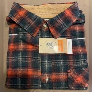 Legendary Whitetails Men's Buck Camp Flannel Shirt in Size L NWT